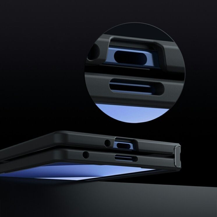 Защитный чехол Deexe Matte Skin with MagSafe для Samsung Galaxy Fold 8 Ultra - Black (424024B) Защитный чехол Deexe Matte Skin with MagSafe для Samsung Galaxy Fold 8 Ultra - Black: фото 8 из 13