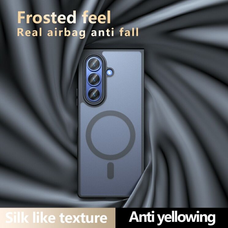 Защитный чехол Deexe Matte Skin with MagSafe для Samsung Galaxy Fold 8 Ultra - Black (424024B) Защитный чехол Deexe Matte Skin with MagSafe для Samsung Galaxy Fold 8 Ultra - Black: фото 11 из 13