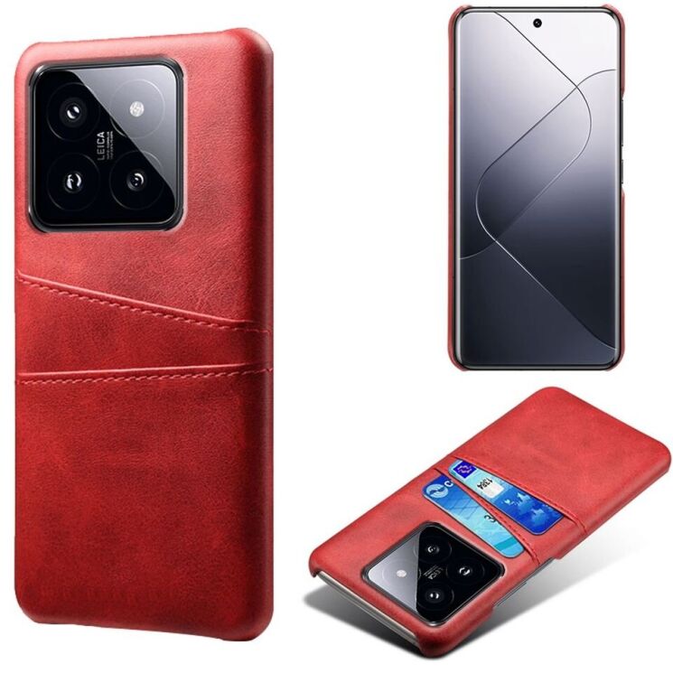 Захисний чохол Deexe Pocket Case для Xiaomi 14 Pro - Red: фото 2 з 4