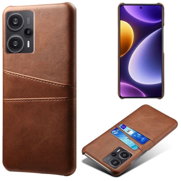 Защитный чехол Deexe Pocket Case для Xiaomi Poco F5 / Redmi Note 12 Turbo - Brown: фото 1 из 4
