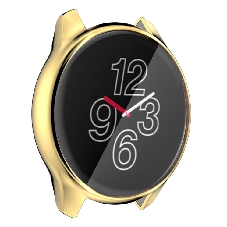 Защитный чехол Deexe Protective Frame для OnePlus Watch - Gold: фото 6 из 9