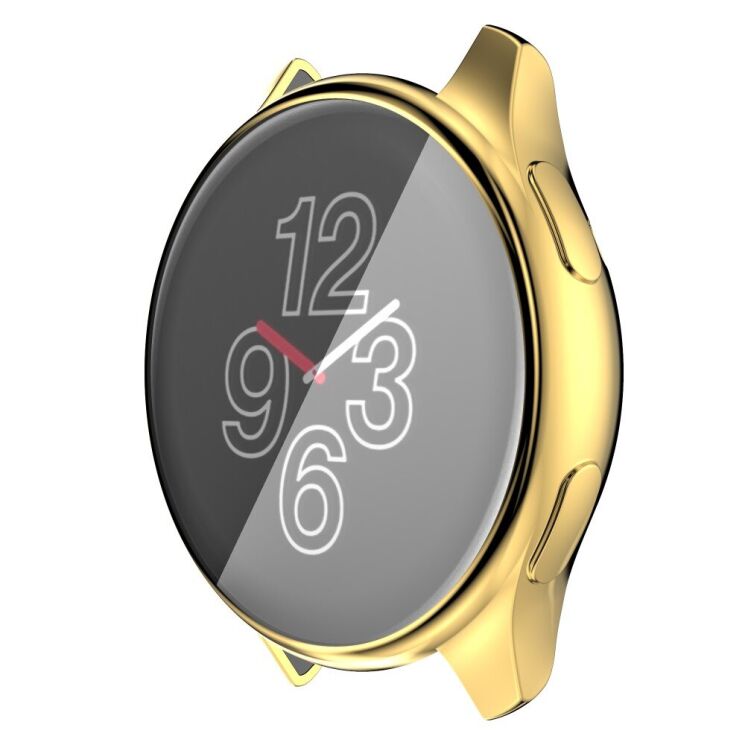 Защитный чехол Deexe Protective Frame для OnePlus Watch - Gold: фото 8 из 9