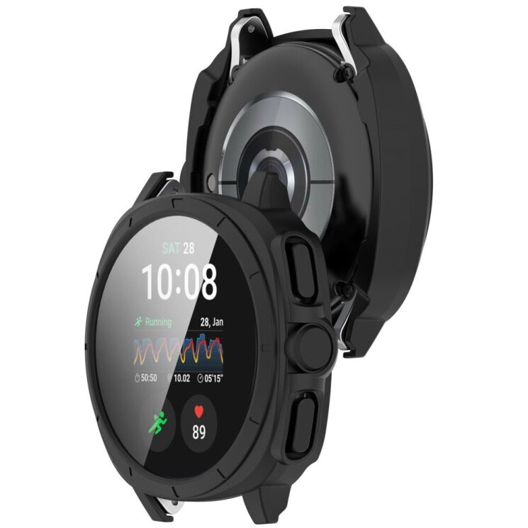Защитный чехол Deexe Protective Frame для Samsung Galaxy Watch 7 (40mm) - Black: фото 6 из 7