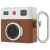 Защитный чехол Deexe Retro Camera для Apple AirPods 4 - Brown: фото 1 из 7