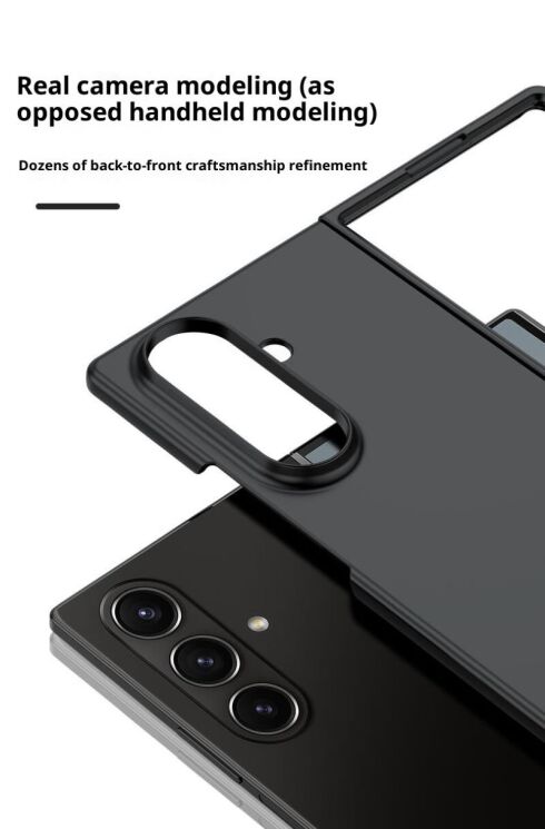 Защитный чехол Deexe Satin Case для Samsung Galaxy Fold 8 Ultra - Orange: фото 9 из 10