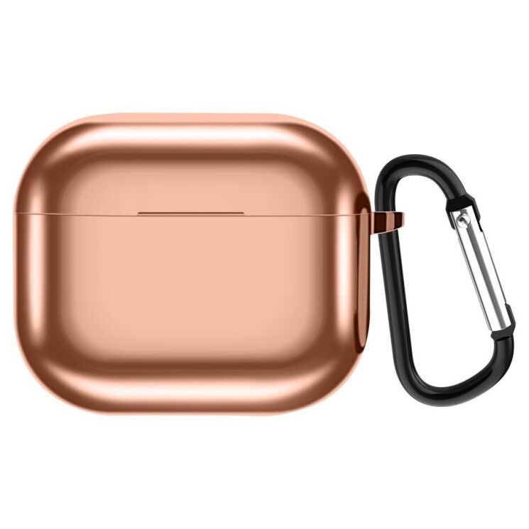 Захисний чохол Deexe Shiny Case для Apple AirPods 3 - Rose Gold: фото 2 з 5