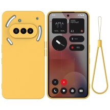 Защитный чехол Deexe Silicone Case для Nothing Phone (3a) - Yellow: фото 1 из 9