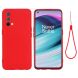 Защитный чехол Deexe Silicone Case для OnePlus Nord CE - Red (350631R). Фото 2 из 6