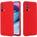 Защитный чехол Deexe Silicone Case для OnePlus Nord CE - Red (350631R). Фото 1 из 6