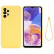 Силіконовий (TPU) чохол Deexe Silicone Case для Samsung Galaxy A23 (A235) - Yellow (297545Y)