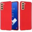 Защитный чехол Deexe Silicone Case для Samsung Galaxy S21 FE (G990) - Red (230632R)