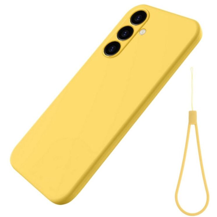Захисний чохол Deexe Silicone Case для Samsung Galaxy S23 FE - Yellow: фото 2 з 8