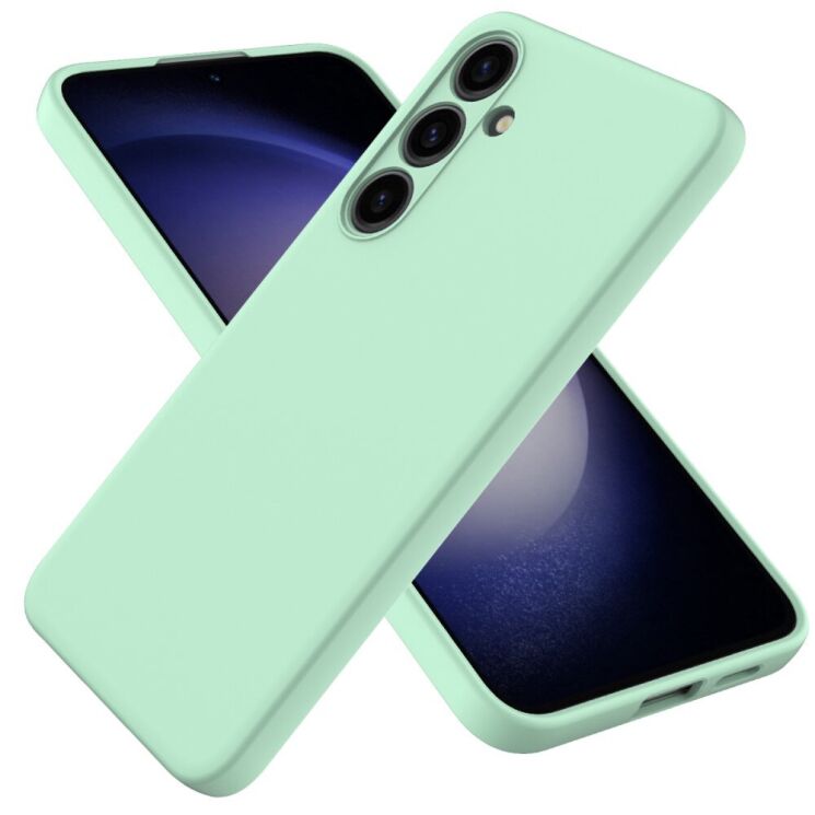 Защитный чехол Deexe Silicone Case для Samsung Galaxy S24 - Green: фото 1 из 8