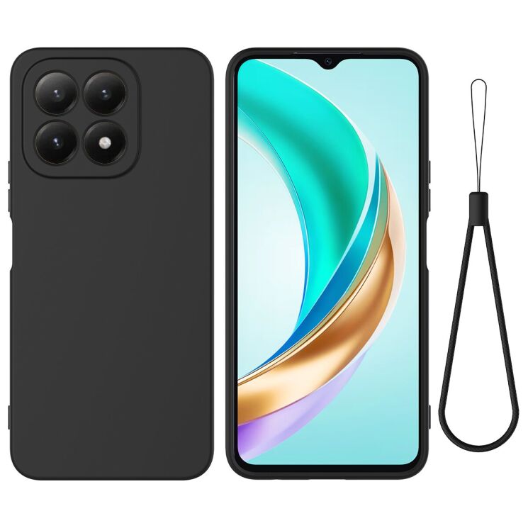 Силиконовый (TPU) чехол Deexe Silicone Case для Xiaomi 15T - Black: фото 1 из 8