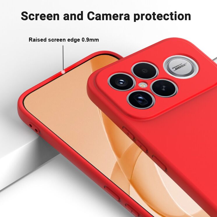 Защитный чехол Deexe Silicone Case для Xiaomi Poco F8 Ultra - Black: фото 5 из 9