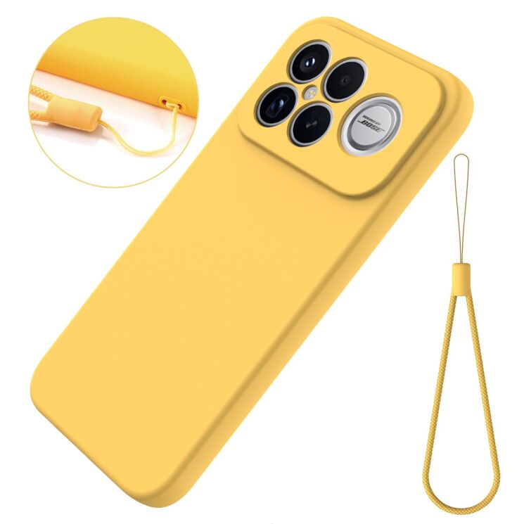 Защитный чехол Deexe Silicone Case для Xiaomi Poco F8 Ultra - Black: фото 8 из 9