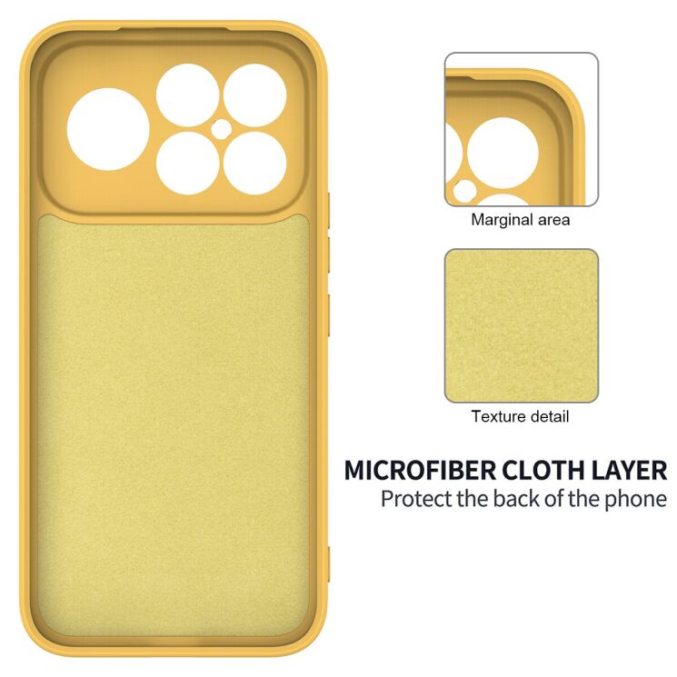 Защитный чехол Deexe Silicone Case для Xiaomi Poco F8 Ultra - Black: фото 7 из 9