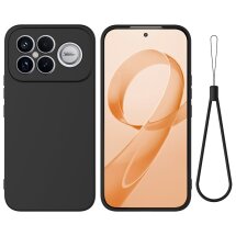 Защитный чехол Deexe Silicone Case для Xiaomi Poco F8 Ultra - Black: фото 1 из 9