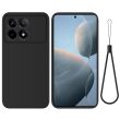 Защитный чехол Deexe Silicone Case для Xiaomi Poco X6 Pro - Black (345809B)