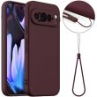 Защитный чехол Deexe Silicone Case with MagSafe для Google Pixel 9 Pro XL - Wine Red (359889WR)