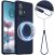 Захисний чохол Deexe Silicone Case with MagSafe для Motorola Edge 40 Neo - Dark Blue: фото 1 з 9