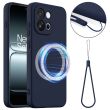 Защитный чехол Deexe Silicone Case with MagSafe для OnePlus Nord 6 - Dark Blue (411911DB)