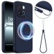 Захисний чохол Deexe Silicone Case with MagSafe для OnePlus Nord 6 - Dark Blue (411911DB). Фото 1 з 9