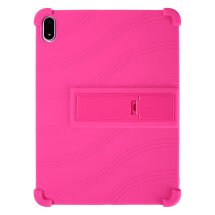 Защитный чехол Deexe Silicone Kickstand для OnePlus Pad 2 Pro - Rose: фото 1 из 11