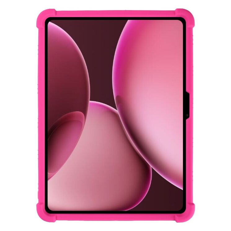 Защитный чехол Deexe Silicone Kickstand для OnePlus Pad 2 Pro - Rose: фото 3 из 11