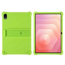 Защитный чехол Deexe Silicone Kickstand для Samsung Galaxy Tab S12 Plus - Green: фото 1 из 7
