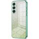 Защитный чехол Deexe Sparkles Cover для Samsung Galaxy A26 (A266) - Green (371631G). Фото 1 из 7