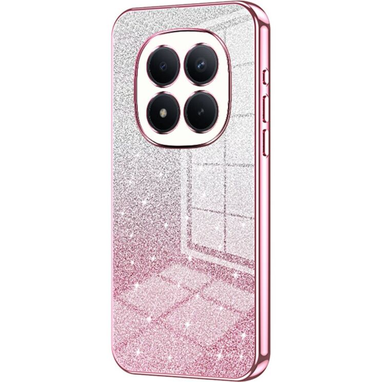 Защитный чехол Deexe Sparkles Cover для Xiaomi Redmi Note 15 Pro - Pink: фото 1 из 7