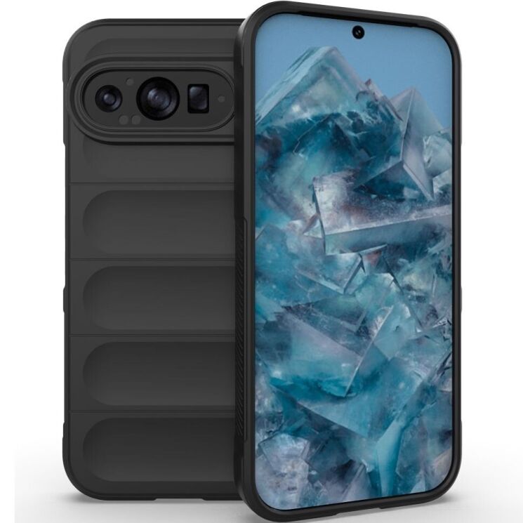 Защитный чехол Deexe Terra Case для Google Pixel 9 / 9 Pro - Black: фото 1 из 7