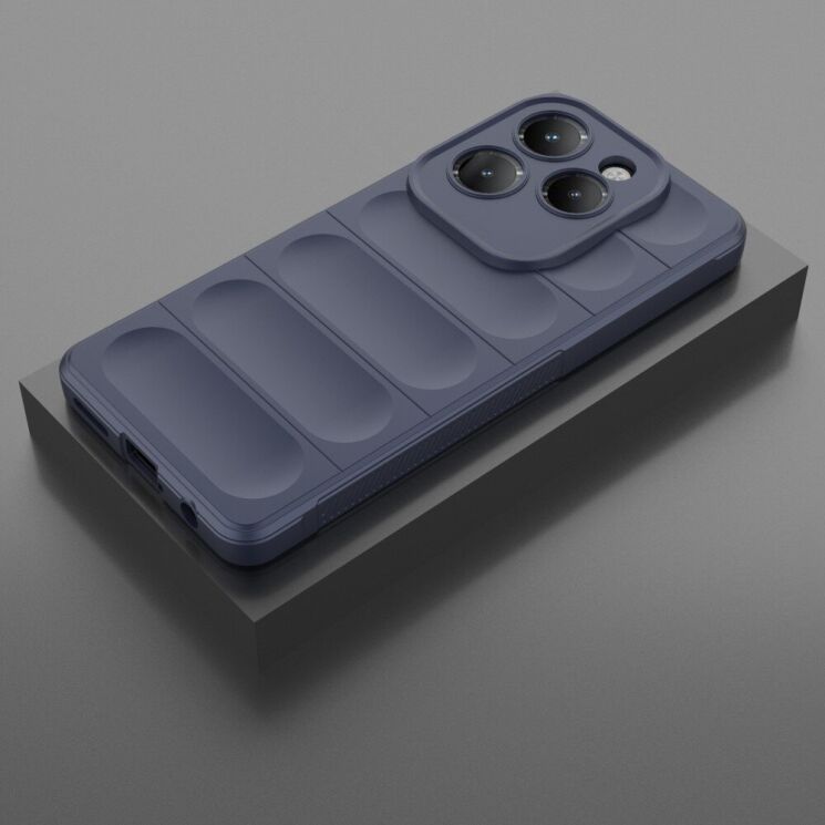 Защитный чехол Deexe Terra Case для Infinix Hot 40 / 40 Pro - Dark Blue: фото 2 из 6