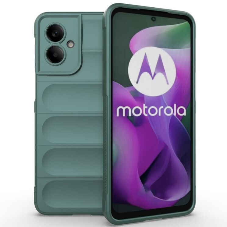 Захисний чохол Deexe Terra Case для Motorola Moto G55 - Green: фото 1 з 6
