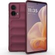 Захисний чохол Deexe Terra Case для Motorola Moto G85 - Wine Red (357013WR)