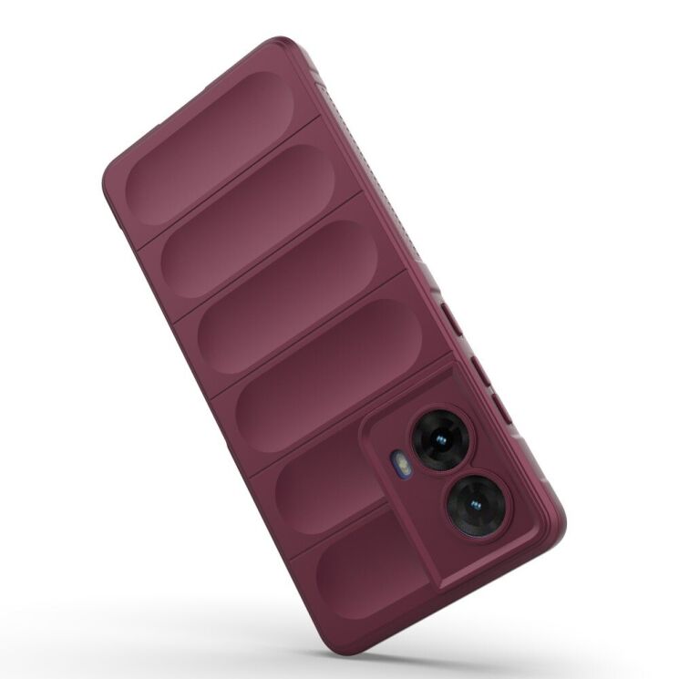 Захисний чохол Deexe Terra Case для Motorola Moto G85 - Wine Red: фото 3 з 9