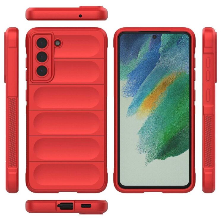 Защитный чехол Deexe Terra Case для Samsung Galaxy S21 FE (G990) - Red: фото 6 из 6