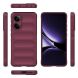Защитный чехол Deexe Terra Case для Xiaomi Poco X7 Pro - Wine Red (371712WR). Фото 6 из 7