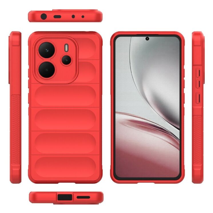 Защитный чехол Deexe Terra Case для Xiaomi Redmi Note 14 4G - Wine Red: фото 6 из 6