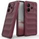Защитный чехол Deexe Terra Case для Xiaomi Redmi Note 14 4G - Wine Red (373475WR). Фото 2 из 6