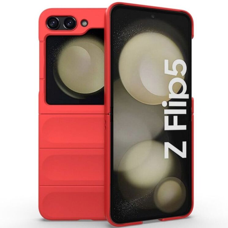 Защитный чехол Deexe Terra Case (FF) для Samsung Galaxy Flip 5 - Red: фото 6 из 13