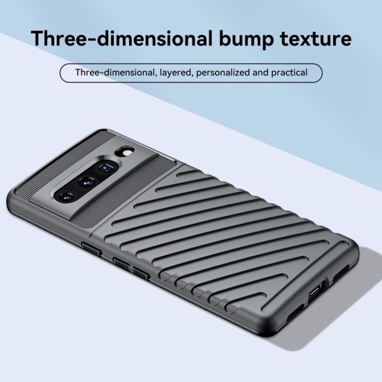 Защитный чехол Deexe Thunder Series для Google Pixel 7 Pro - Black: фото 2 из 8