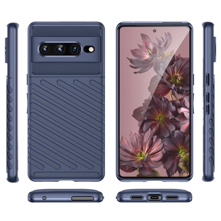 Защитный чехол Deexe Thunder Series для Google Pixel 7 Pro - Black: фото 8 из 8