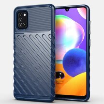 Захисний чохол Deexe Thunder Series для Samsung Galaxy A31 (A315) - Blue: фото 1 з 12