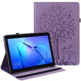 Защитный чехол Deexe Tree Print для Realme Pad 10.4 - Purple: фото 1 из 11