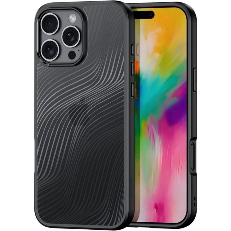 Защитный чехол DUX DUCIS Aimo Series для Apple iPhone 16 Pro Max - Black: фото 1 из 13
