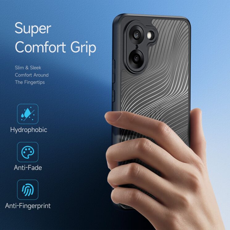 Защитный чехол DUX DUCIS Aimo Series для OnePlus Nord CE 5 / Ace 5 Racing - Black: фото 4 из 9