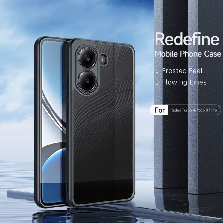 Захисний чохол DUX DUCIS Aimo Series для Xiaomi Poco X7 Pro - Black: фото 3 з 6