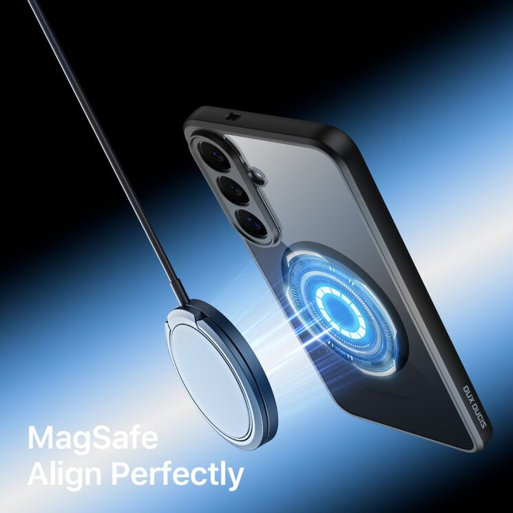 Защитный чехол DUX DUCIS Aimo Series Magnetic (FP) для Samsung Galaxy S26 FE - Black (412705B) Защитный чехол DUX DUCIS Aimo Series Magnetic (FP) для Samsung Galaxy S26 FE - Black: фото 5 из 11